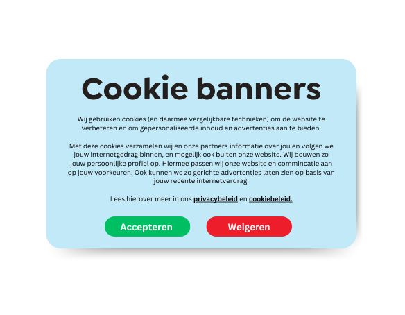 Cookiebanner ja of nee?