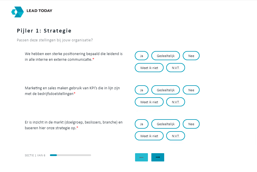 Strategie afbeelding met keuze